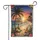 Palm Tree Surfboard Beach Sunset - Beach House Decor Gift for Surf Lover Garden Flag - 3