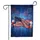 American Flag Fireworks Balloons Independence Day Gift for Veterans Garden Flag - 3