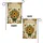 Yellow Sunflower Rose Butterfly Antique Parchment 'Forever In Our Hearts' - Home Decor Gift Garden Flag - 4
