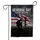 Soldier Kneeling Battlefield Cross American Flag - Memorial Day Honor for Veterans Garden Flag - 3