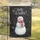 Friendly Snowman Hello Winter Chalkboard - Winter Season Home Decor Gift Garden Flag - 5