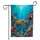 Majestic Sea Turtle Tropical Coral Reef Ocean - Home Decor Gift for Marine Life Enthusiast Garden Flag - 3