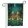 Frogs Welcome Sign Pond Scene Lily Pad Toadstool - Home Decor Gift Garden Flag - 3