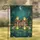 Frogs Welcome Sign Pond Scene Lily Pad Toadstool - Home Decor Gift Garden Flag - 1