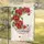 Red Geranium Welcome Flowers Bumblebees - Home Garden Decor Gift for Garden Lover Garden Flag - 5