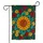 Sunflower Roses Daisies Floral Stained Glass Home Decor Gift for Garden Lover Garden Flag - 3