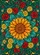 Sunflower Roses Daisies Floral Stained Glass Home Decor Gift for Garden Lover Garden Flag - 6