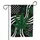 Emerald Green Cannabis Leaves White Stars Stripes - Patriotic Cannabis Enthusiast Home Decor Gift Garden Flag - 3