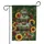 Cardinal Birds, Bird Bath Fountain, Sunflowers, Monarch Butterflies - Wildlife Lover Gift Garden Flag - 3