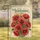 Blooming Red Poppy Flowers Honeybees Welcome Script - Housewarming Gift Garden Flag - 1