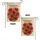 Blooming Red Poppy Flowers Honeybees Welcome Script - Housewarming Gift Garden Flag - 4