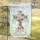 He is Risen Cross Bunnies Easter Eggs Spring Flowers - Easter Celebration Decor Garden Flag - 5