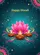 Pink Lotus Golden Diyas Rangoli Mandala - Happy Diwali Celebration Gift Garden Flag - 6