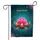 Pink Lotus Golden Diyas Rangoli Mandala - Happy Diwali Celebration Gift Garden Flag - 3