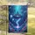 Bioluminescent Underwater City - Home Decor Gift for Fantasy Lover Garden Flag - 5