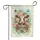 Fluffy Calf Floral Wreath Welcome Sign - Farmhouse Home Decor Gift for Cow Lover Garden Flag - 3