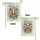 Fluffy Calf Floral Wreath Welcome Sign - Farmhouse Home Decor Gift for Cow Lover Garden Flag - 4