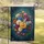 Yellow Chrysanthemum Dahlia Fairy Nocturnal Garden - Fantasy Lover Home Decor Gift Garden Flag - 5