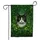 Black White Cat Emerald Shamrocks Clover St. Patrick's Day Gift for Cat Lover Garden Flag - 3