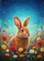 Fluffy Rabbit Wildflower Meadow - Home Decor Gift Garden Flag - 6