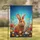 Fluffy Rabbit Wildflower Meadow - Home Decor Gift Garden Flag - 1