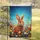Fluffy Rabbit Wildflower Meadow - Home Decor Gift Garden Flag - 5