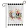 Sweet Home Paw Print Watercolor Floral Wood Plank Farmhouse Buffalo Plaid Home Decor Gift Garden Flag - 3