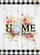 Sweet Home Paw Print Watercolor Floral Wood Plank Farmhouse Buffalo Plaid Home Decor Gift Garden Flag - 6