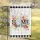 Sweet Home Paw Print Watercolor Floral Wood Plank Farmhouse Buffalo Plaid Home Decor Gift Garden Flag - 5