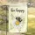 Fluffy Bumblebee White Daisy Green Leaves Bee Happy - Home Decor Gift for Bee Lover Garden Flag - 5