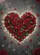 Rose Garland Heart String Lights Star Accents - Home Decor Gift Garden Flag - 6