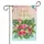 Pink Flamingo Tropical Leaves Happy Birthday Balloons - Birthday Celebration Gift Garden Flag - 3