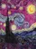 Cypress Tree Crescent Moon Village Night Sky - Home Decor Gift Garden Flag - 6