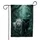 Majestic White Leopard Powerful Black Panther Jungle - Wildlife Lover Gift Garden Flag - 3