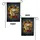 Skull Golden Moon Wildflower Daisy Peony Garland Night Sky - Home Decor Gift Garden Flag - 4