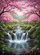 Majestic Waterfalls Cherry Blossom Garden - Home Decor Gift for Garden Lover Garden Flag - 6