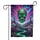 Glow Skull Alien Landscape Cosmic Nebula - Fantasy Home Decor Gift Garden Flag - 3