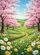 Cherry Blossom Path Spring Landscape - Home Decor Gift for Nature Lovers Garden Flag - 6