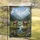 Alpine Mountain Stags Doe Fawn Wildlife - Home Decor Gift for Wildlife Lover Garden Flag - 5