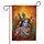 Lord Krishna Peacocks Floral Jewel Flute - Spiritual Home Decor Gift Garden Flag - 3