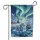Arctic Wonders Polar Bear Cub Aurora Northern Lights - Home Decor Gift Garden Flag - 3