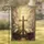 Happy Easter Stone Cross Bibles Lilies Olive Branch Sunburst - Easter Holiday Home Decor Gift Garden Flag - 1