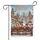 Santa Elf Reindeer Snowman European Village - Merry Christmas Happy New Year Garden Flag - 3