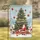 Frohe Winneutein Christmas Tree Santa Claus - Festive Winter Holiday Decor Garden Flag - 1