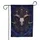Ram Skull Pentagram Astrological Chart Dark Fantasy Decor Gift for Occult Lover Garden Flag - 3