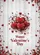 Red Hearts Floral Branches Happy Valentine's Day For Party Wooden Plank Decor Garden Flag - 6