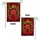 MERRY CHRISTMAS AND HAPPY NEW YEAR Wreath Golden Baubles - Holiday Celebration Decor Garden Flag - 4