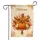 Welcome Fall Harvest Pumpkin Gourds Maple Leaves Wheat Berries - Home Decor Gift Garden Flag - 3
