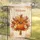 Welcome Fall Harvest Pumpkin Gourds Maple Leaves Wheat Berries - Home Decor Gift Garden Flag - 5