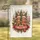 Merry Christmas Gingerbread Characters Holly Berries Candy Canes - Holiday Decor Garden Flag - 1